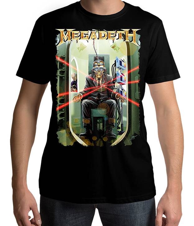 Megadeth Chamber Black T shirt