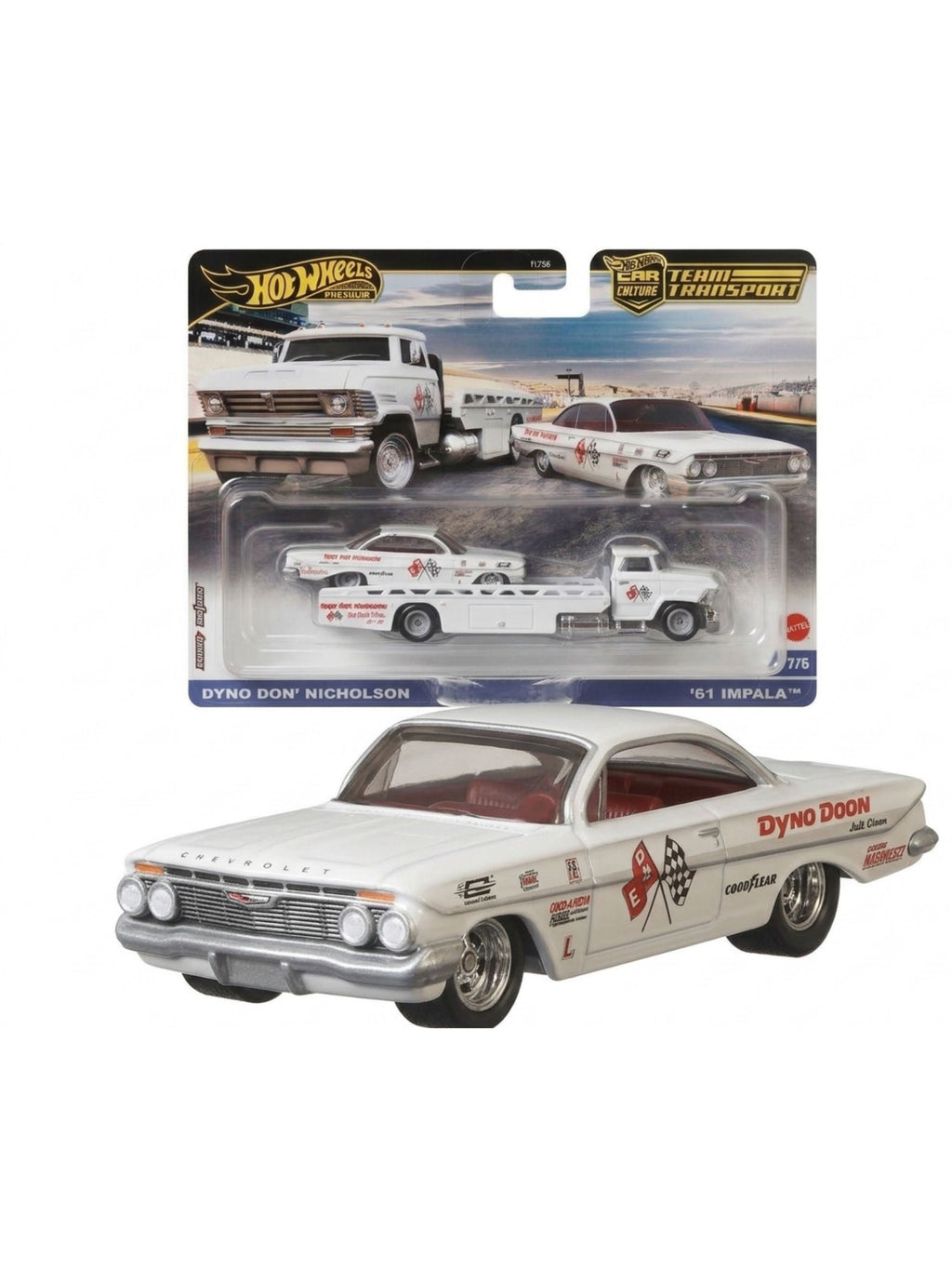 Hot Wheels Team Transport Dyno Don Nicholson Diecast Set