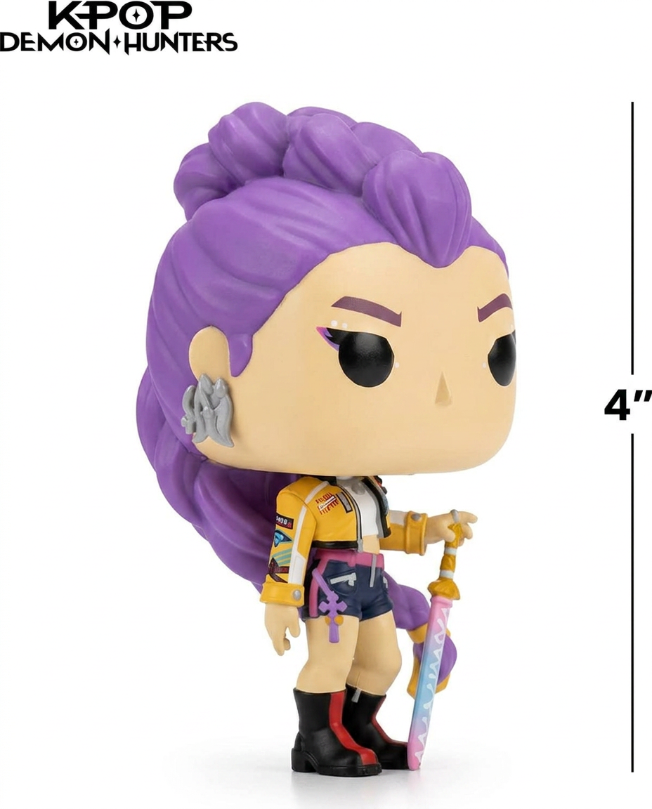Funko Pop! K-Pop Demon Hunters Vinyl Figure - Purple Hair