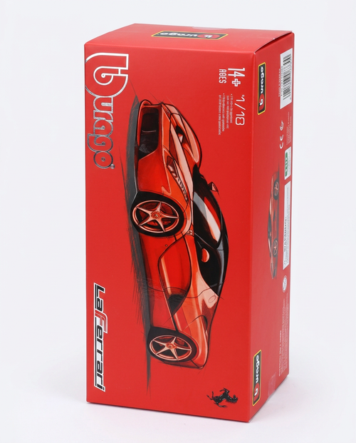 Bburago 1/18 Scale LaFerrari Diecast Model Car - Red