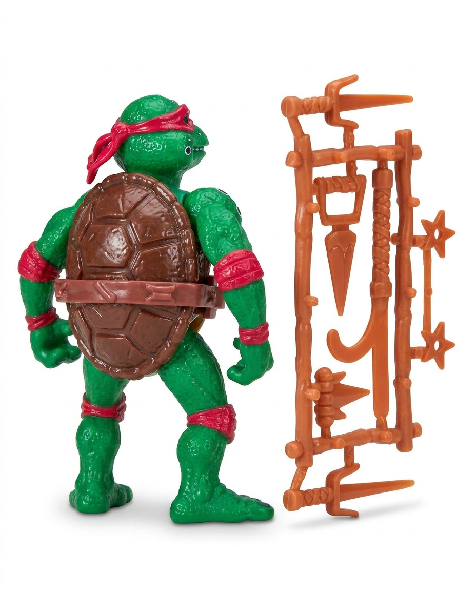 Playmates Teenage Mutant Ninja Turtles Raphael Action Figure
