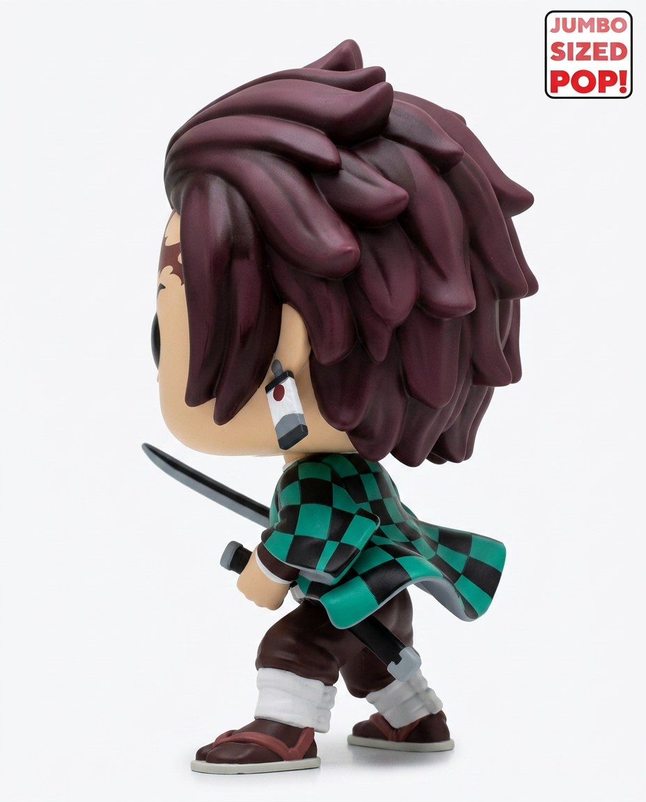 Funko Pop! Jumbo: Demon Slayer - Tanjiro Kamado Vinyl Figure