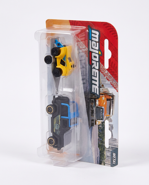 Majorette Metal Die-Cast Toy Cars - Yellow & Black Off-Road