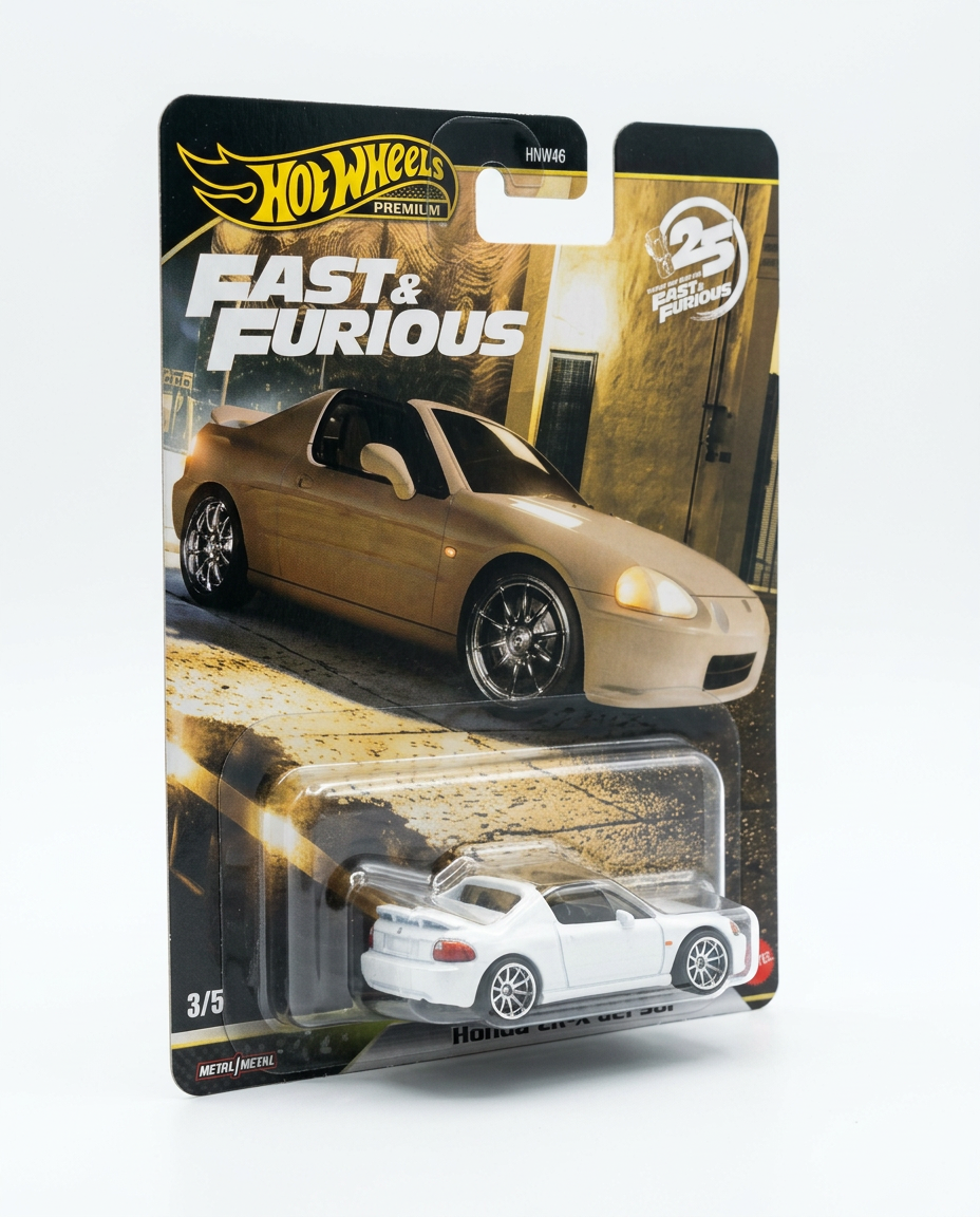 Hot Wheels Fast & Furious Honda CR-X del Sol Die-Cast Car