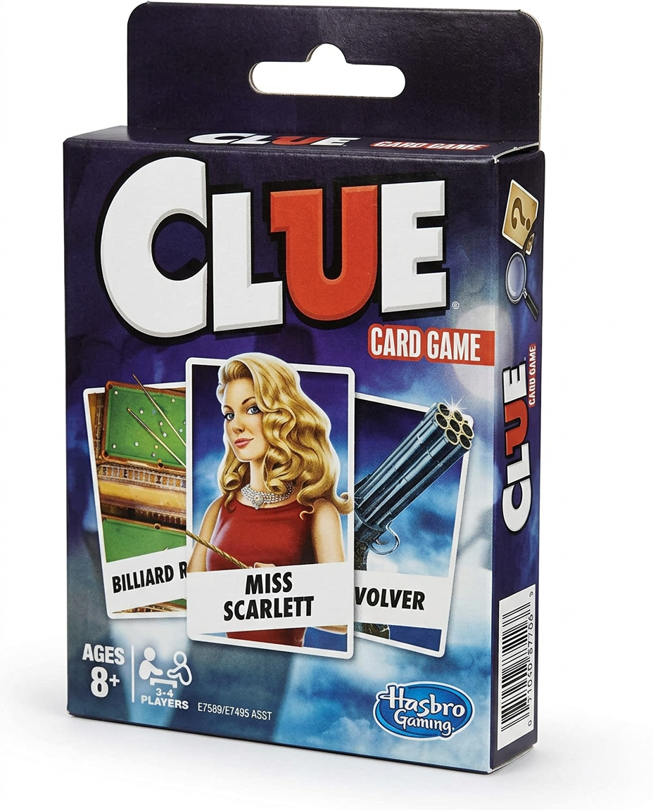 Clue Card Game - Miss Scarlett Edition