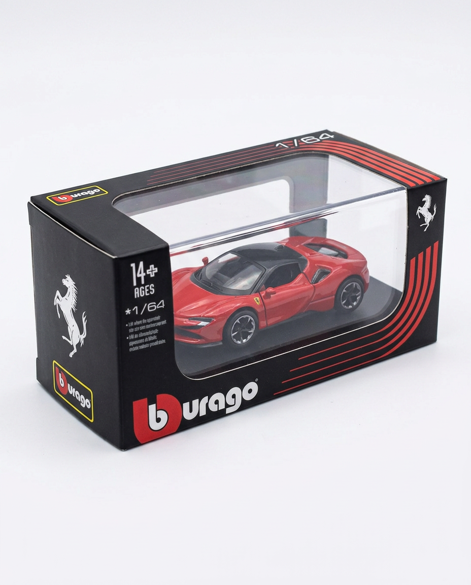 Bburago 1/64 Ferrari Red Diecast Model Car