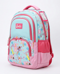 Barbie Light Blue & Pink Printed Backpack