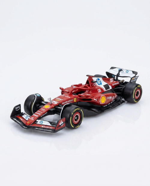 Bburago 1:64 Ferrari SF-25 Formula Racing Diecast Model