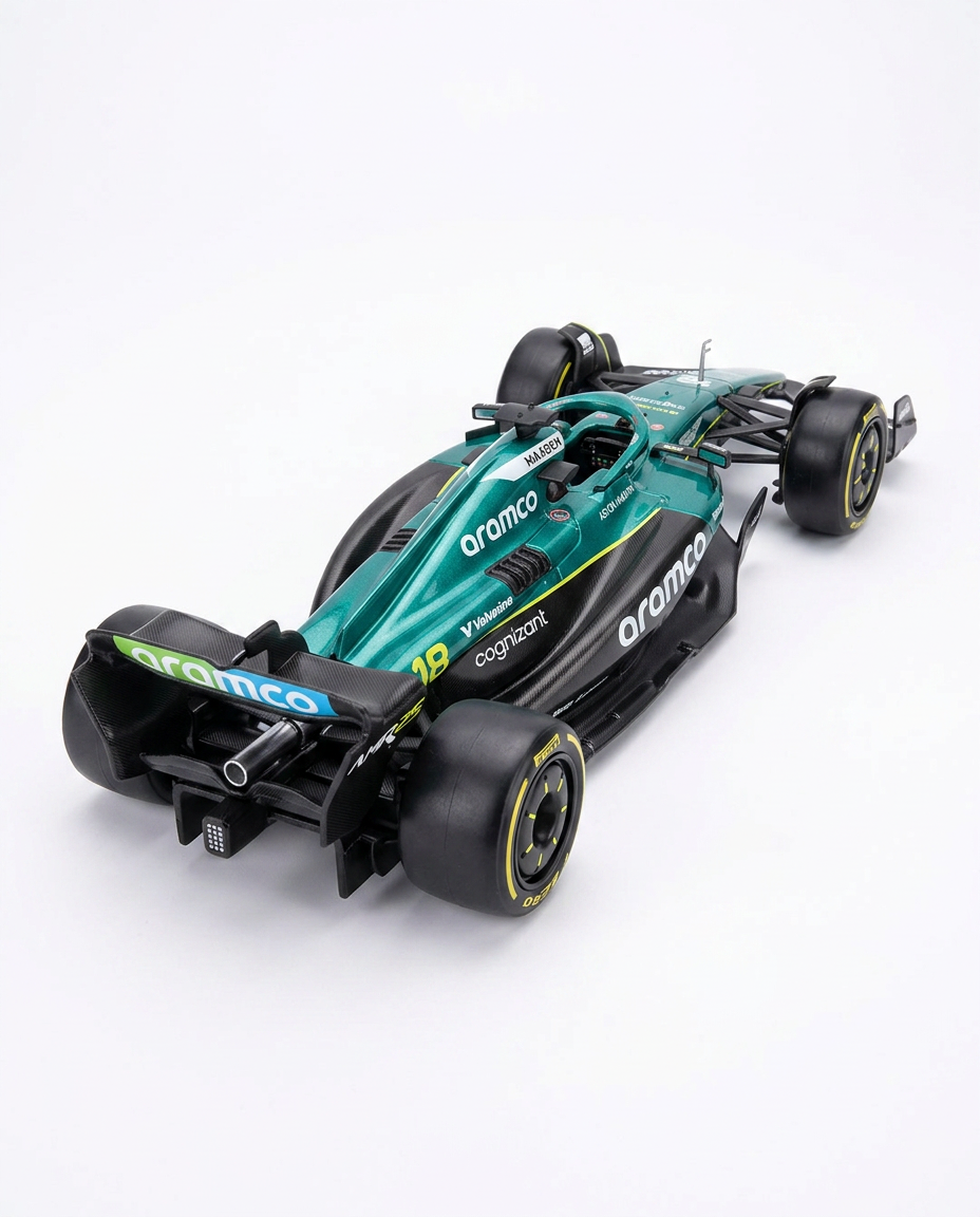 Bburago 1:24 Aston Martin AMR25 Lance Stroll F1 Model Car