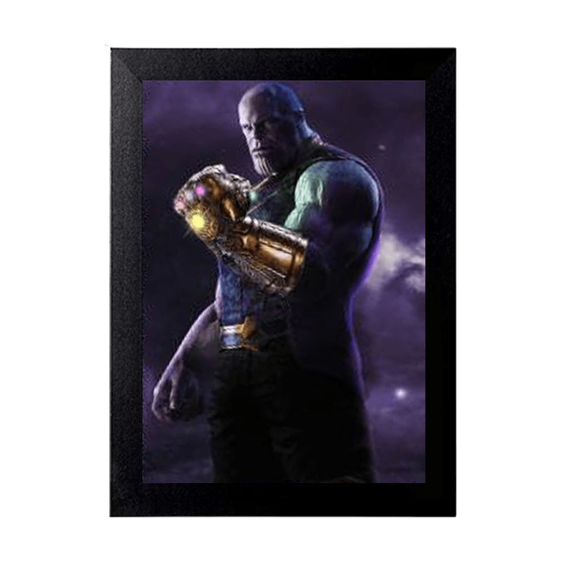 Iron Man & Thanos 3D Frame Poster - www.entertainmentstore.in