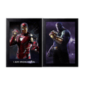 Iron Man & Thanos 3D Frame Poster - www.entertainmentstore.in