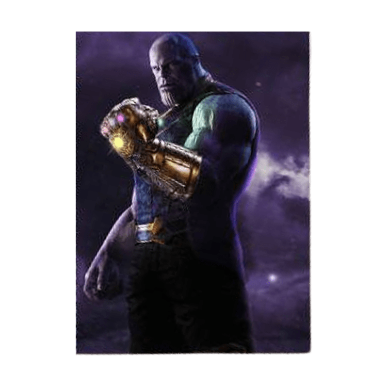 Iron Man & Thanos 3D Frame Poster - www.entertainmentstore.in