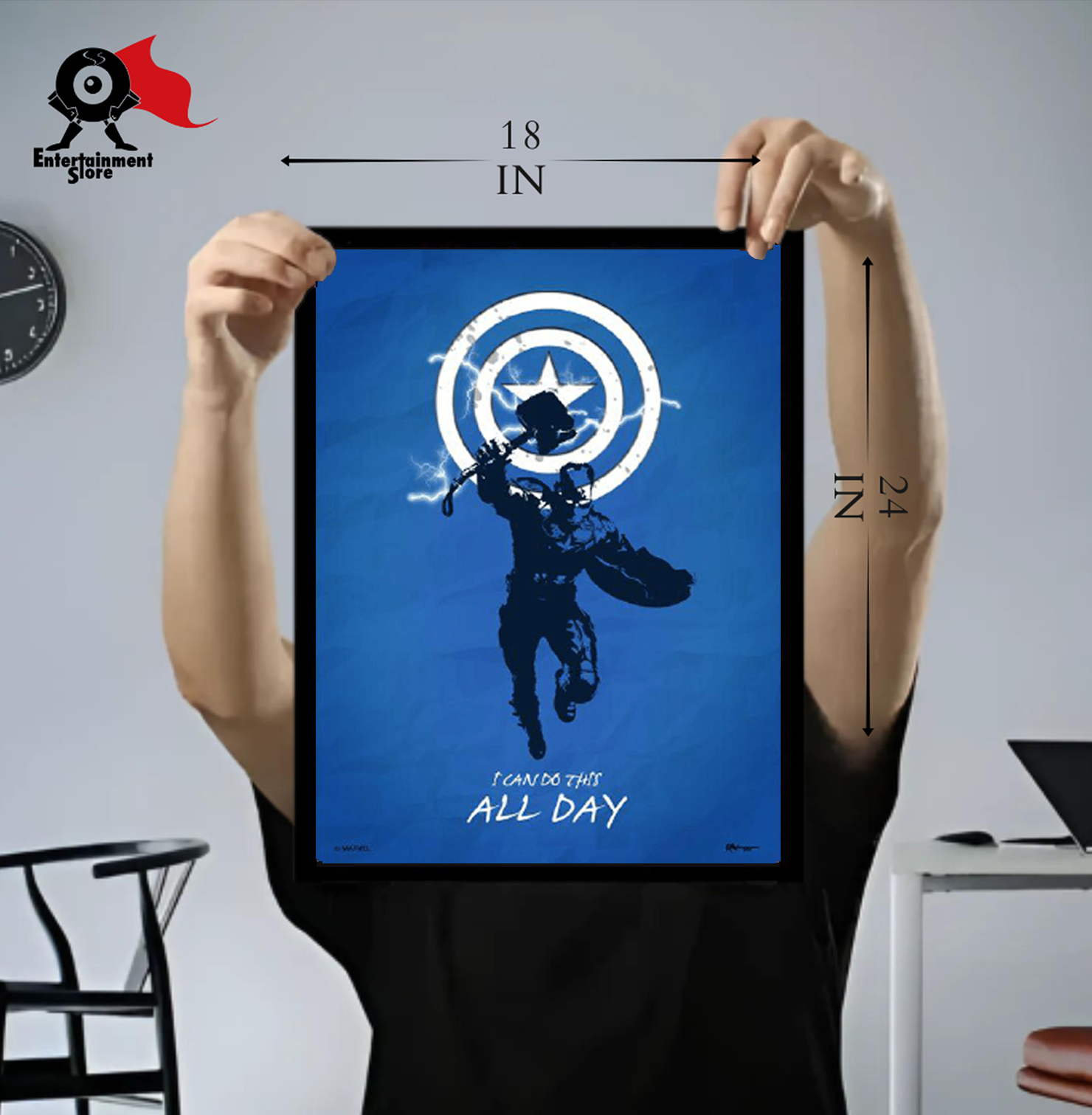 Captain America Minimal Poster