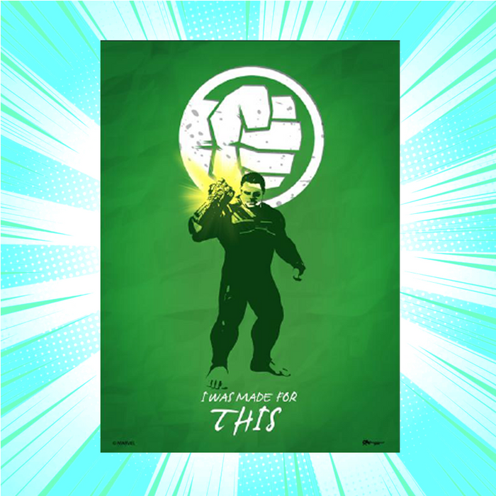 Hulk Minimal Poster - www.entertainmentstore.in