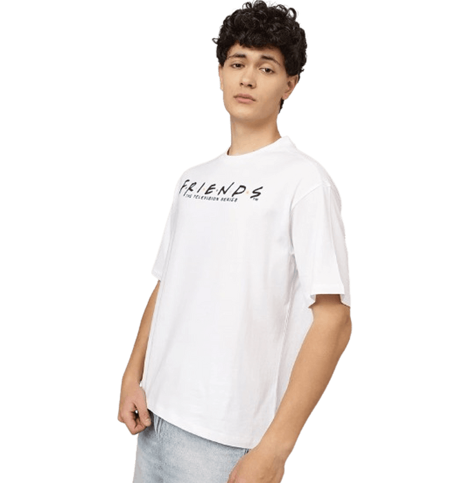 Friends 1615 White Mens T Shirt - www.entertainmentstore.in