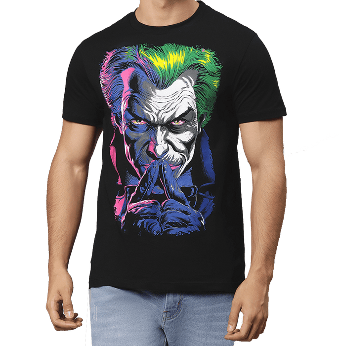 Joker 3765 Black Mens T Shirt - www.entertainmentstore.in