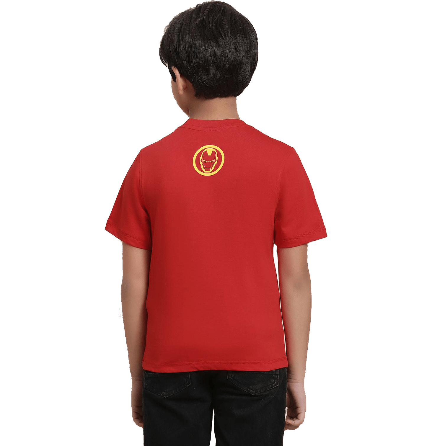 Iron Man 0757 Bright Red Kids Boys T Shirt - www.entertainmentstore.in