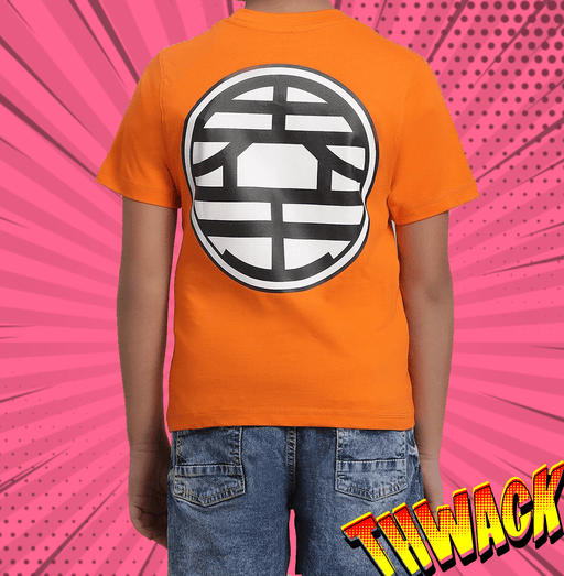 Dragon Ball Z 1545 Orange Kids Boys T Shirt - www.entertainmentstore.in