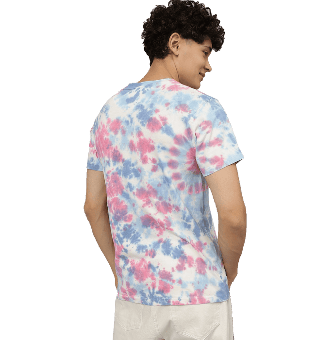 Friends 2730 Pink-Blue Mens T Shirt - www.entertainmentstore.in