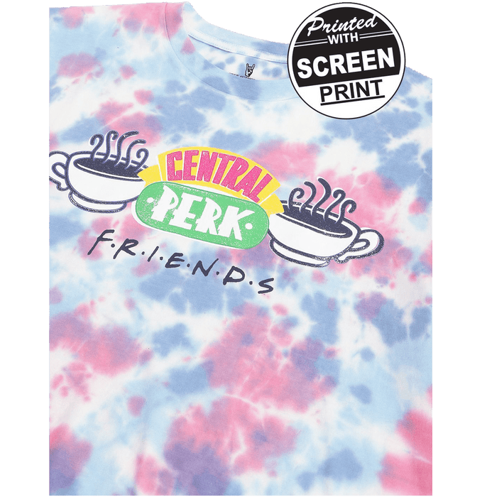 Friends 2730 Pink-Blue Mens T Shirt - www.entertainmentstore.in