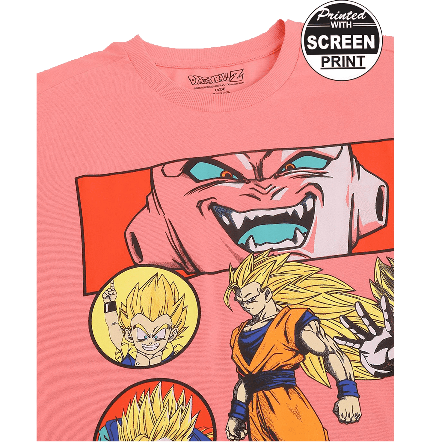 Dragon Ball Z 0467 Ocean Coral Loose Fit Mens T Shirt - www.entertainmentstore.in