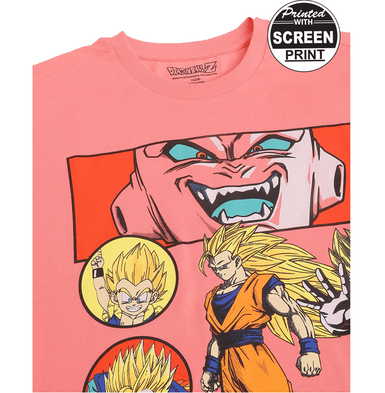 Dragon Ball Z 0467 Ocean Coral Loose Fit Mens T Shirt - www.entertainmentstore.in