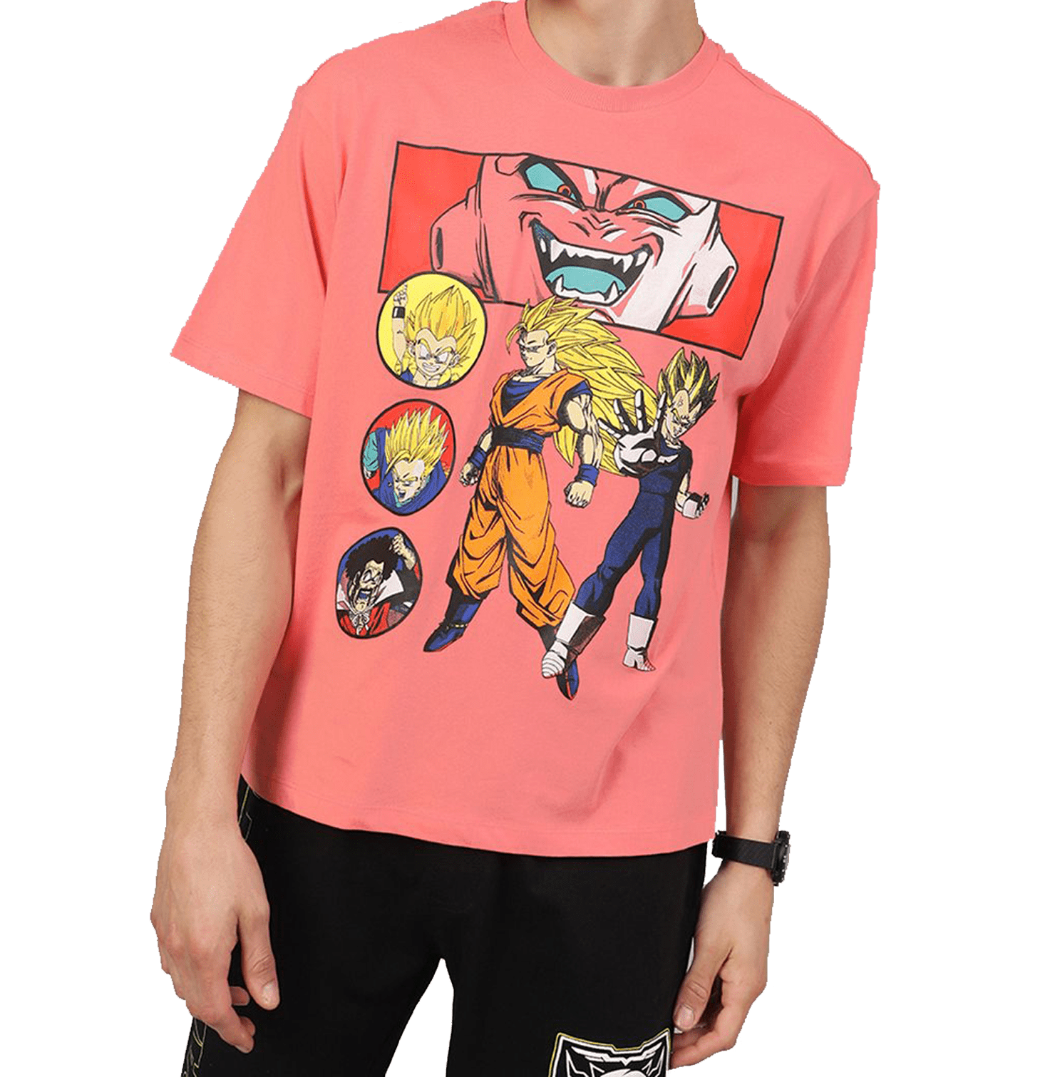 Dragon Ball Z 0467 Ocean Coral Loose Fit Mens T Shirt - www.entertainmentstore.in