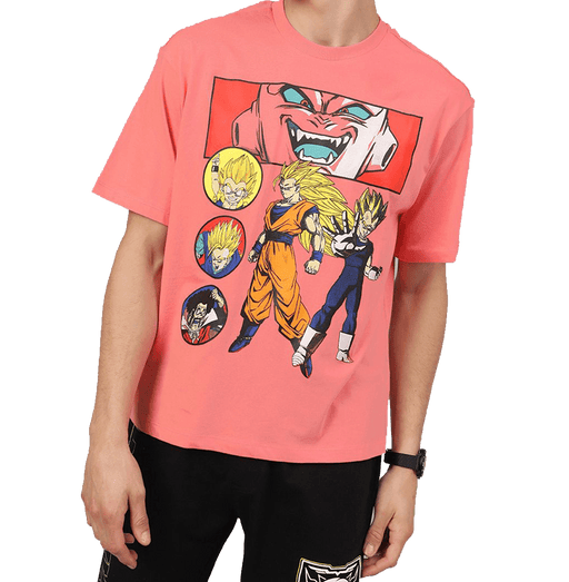 Dragon Ball Z 0467 Ocean Coral Loose Fit Mens T Shirt - www.entertainmentstore.in