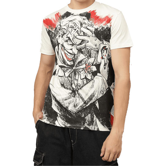 Joker 1637 Off White Mens T Shirt - www.entertainmentstore.in