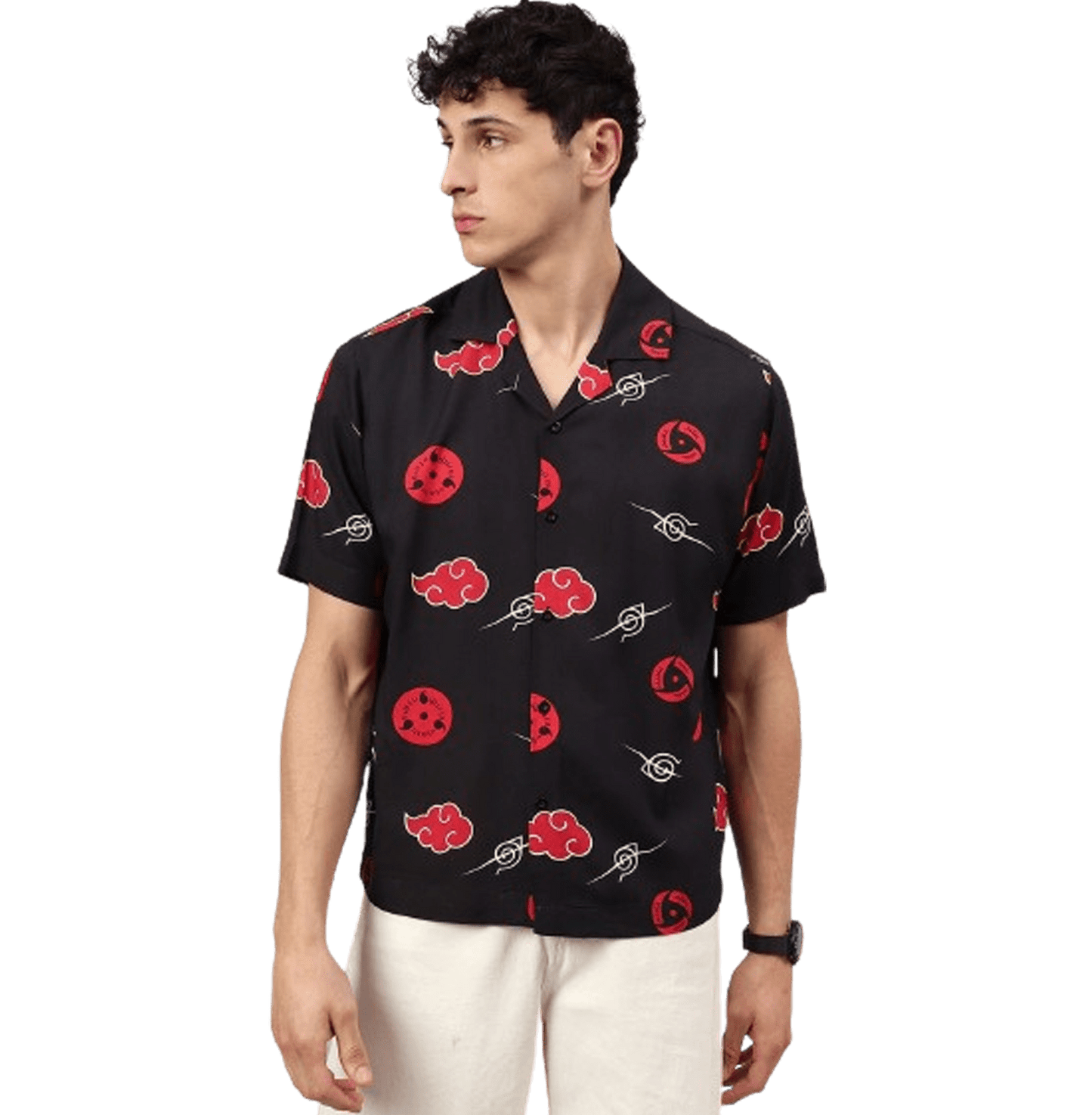 Naruto 1514 Black Mens Shirt - www.entertainmentstore.in