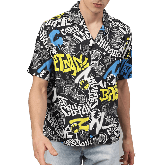 Batman 1556 Multi Mens Shirt - www.entertainmentstore.in