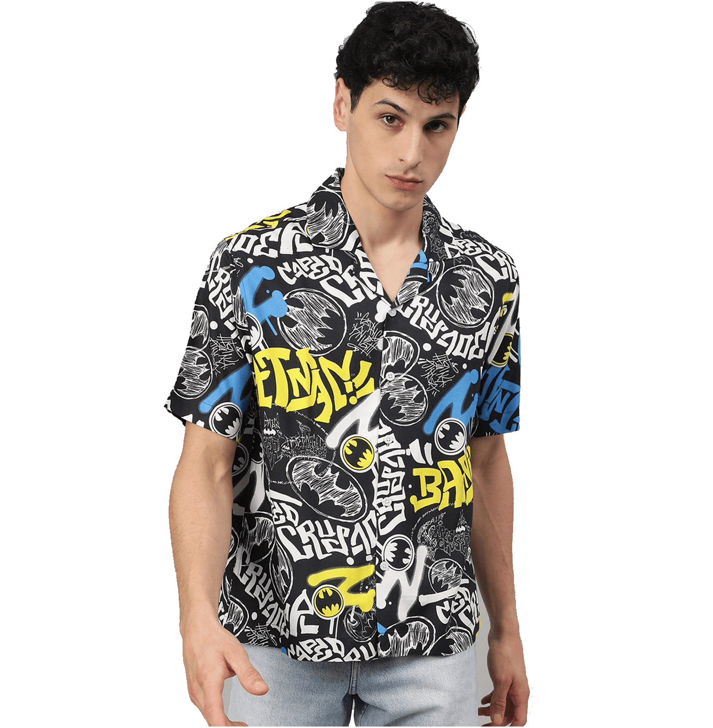 Batman 1556 Multi Mens Shirt - www.entertainmentstore.in