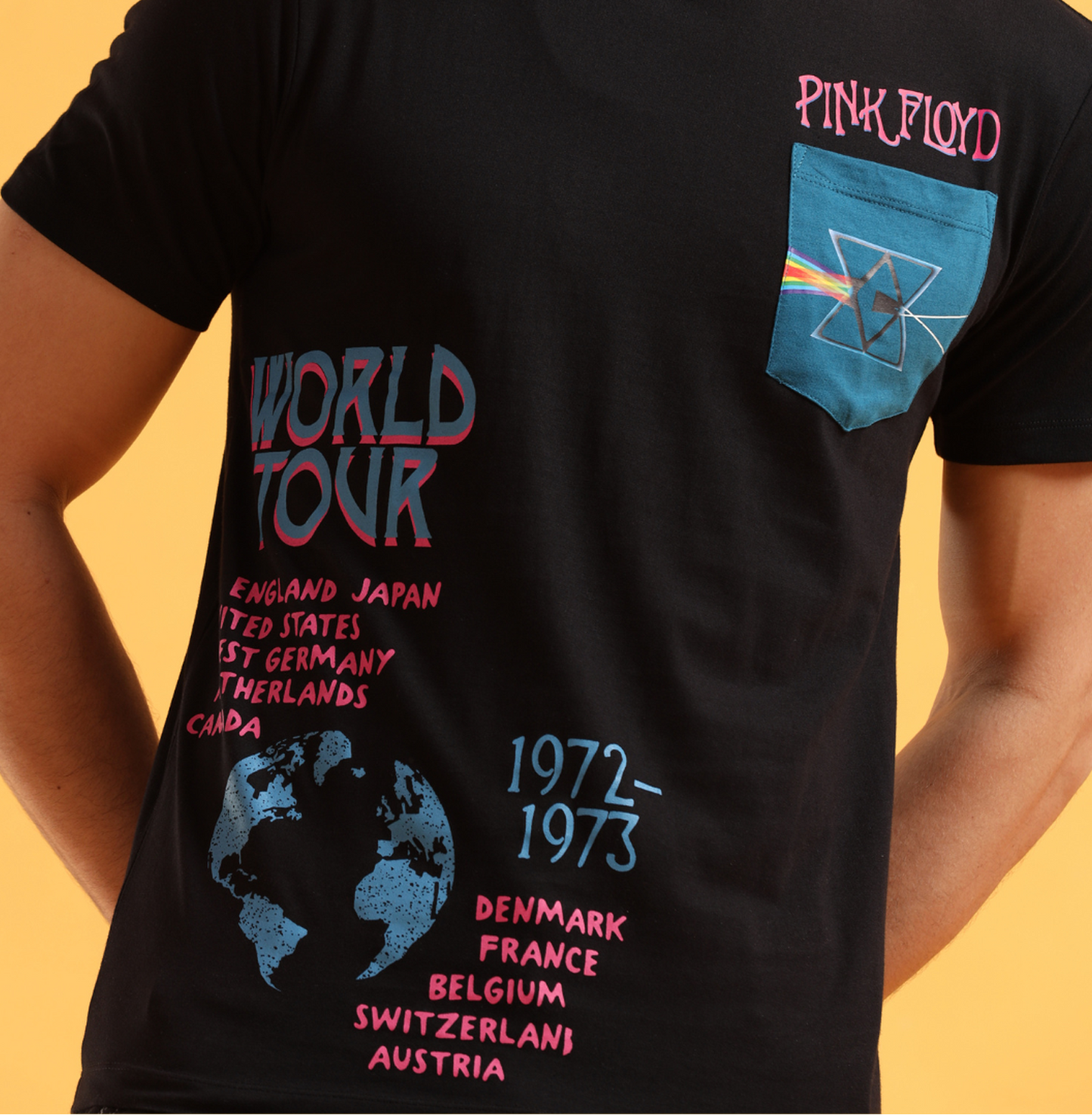 Pink Floyd 1265 Black Mens T Shirt - www.entertainmentstore.in