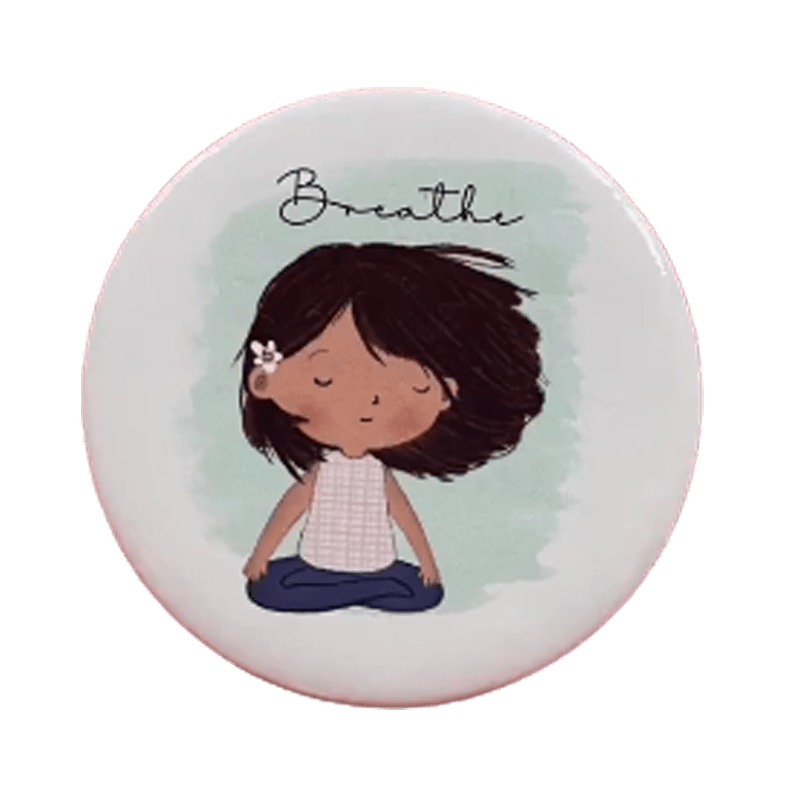 Breathe Badge Magnet - www.entertainmentstore.in