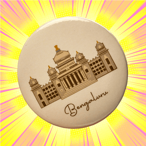 Vidhana Soudha  Badge Magnet - www.entertainmentstore.in