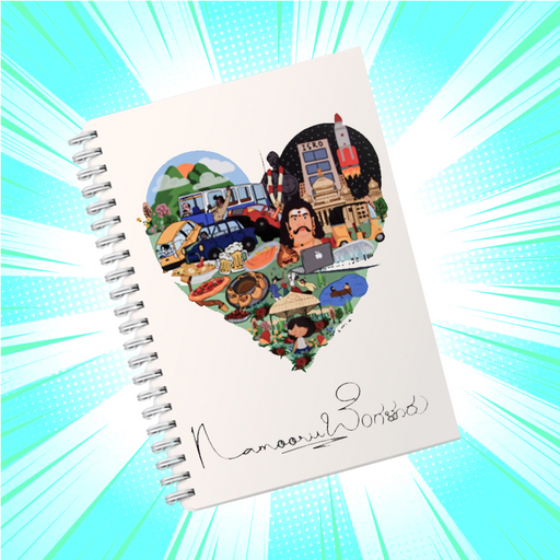 Bengaluru Heart Spiral Notebook - www.entertainmentstore.in