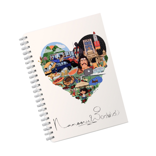 Bengaluru Heart Spiral Notebook - www.entertainmentstore.in