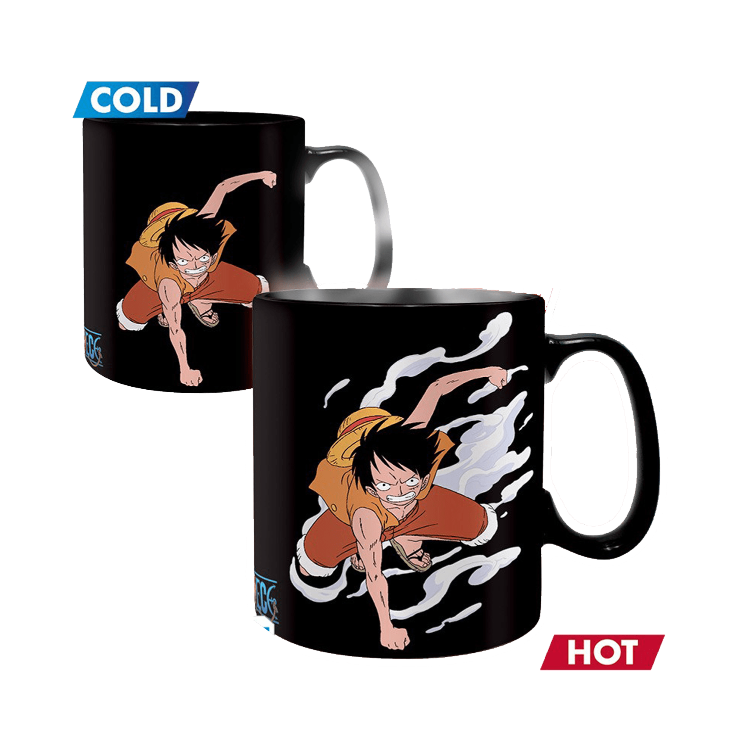 One Piece  Luffy & Ace Heat Change Mug - www.entertainmentstore.in