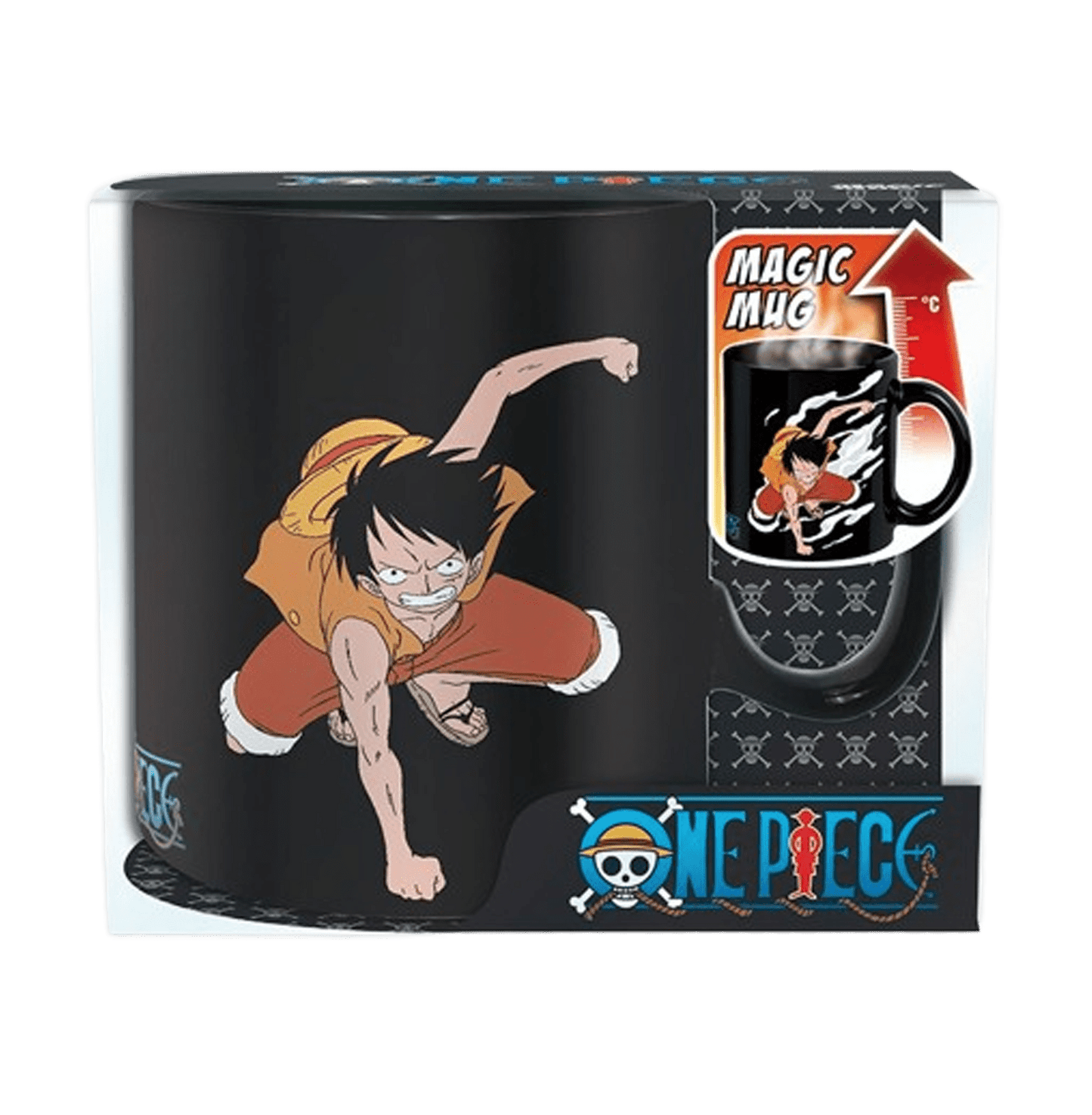 One Piece  Luffy & Ace Heat Change Mug - www.entertainmentstore.in