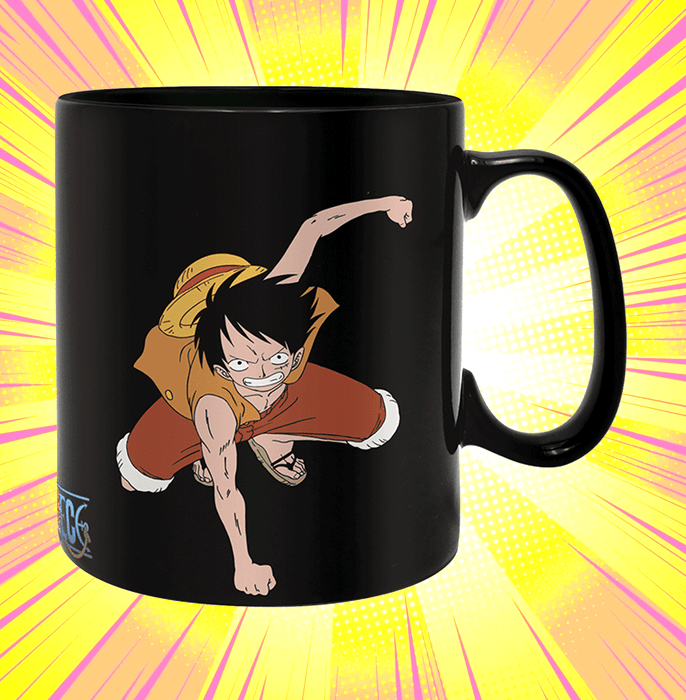 One Piece  Luffy & Ace Heat Change Mug - www.entertainmentstore.in