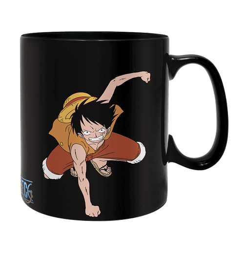 One Piece  Luffy & Ace Heat Change Mug - www.entertainmentstore.in