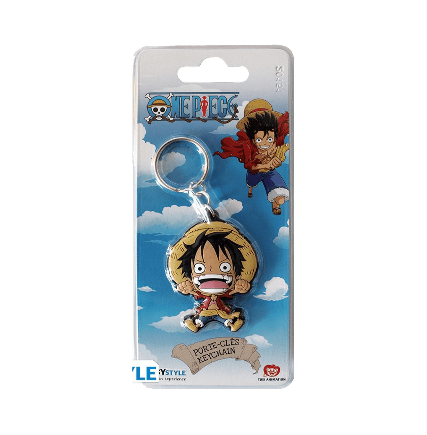 One Piece Luffy Sd Pvc Keychain - www.entertainmentstore.in