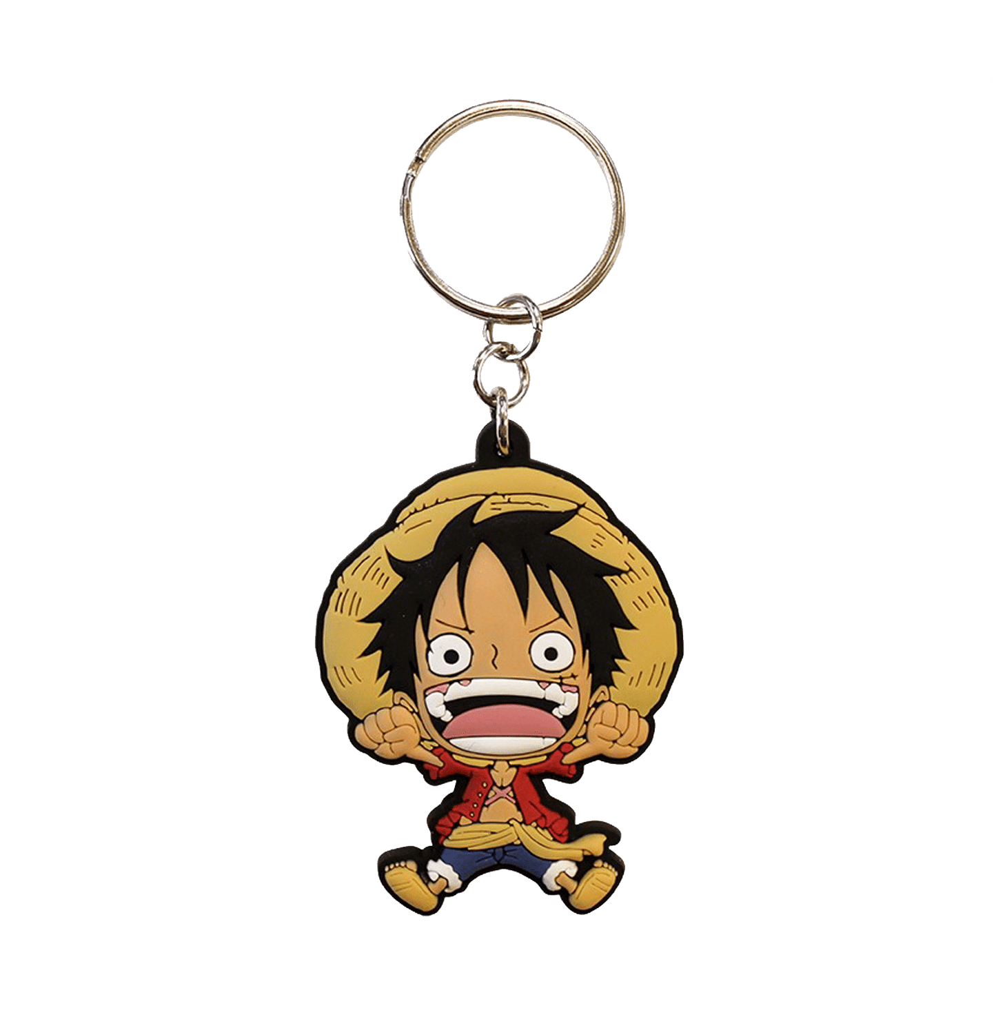 One Piece Luffy Sd Pvc Keychain - www.entertainmentstore.in