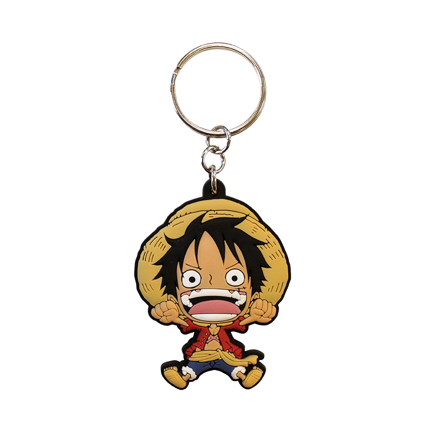 One Piece Luffy Sd Pvc Keychain - www.entertainmentstore.in