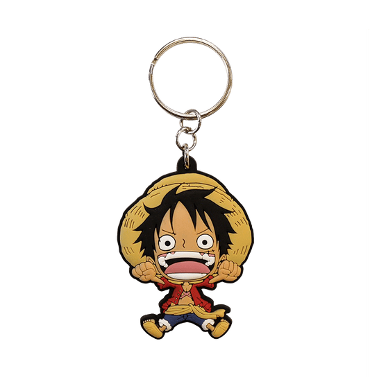 One Piece Luffy Sd Pvc Keychain - www.entertainmentstore.in