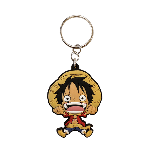 One Piece Luffy Sd Pvc Keychain - www.entertainmentstore.in