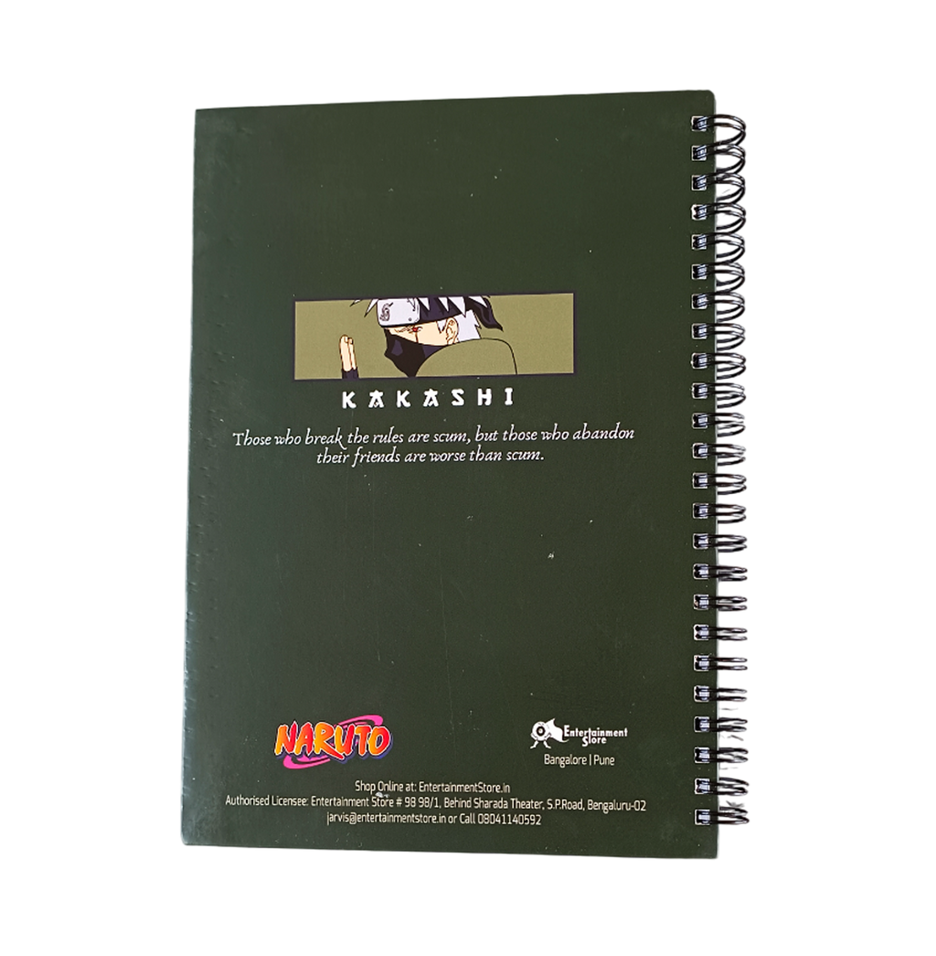 Naruto Kakashi Spiral Notebook