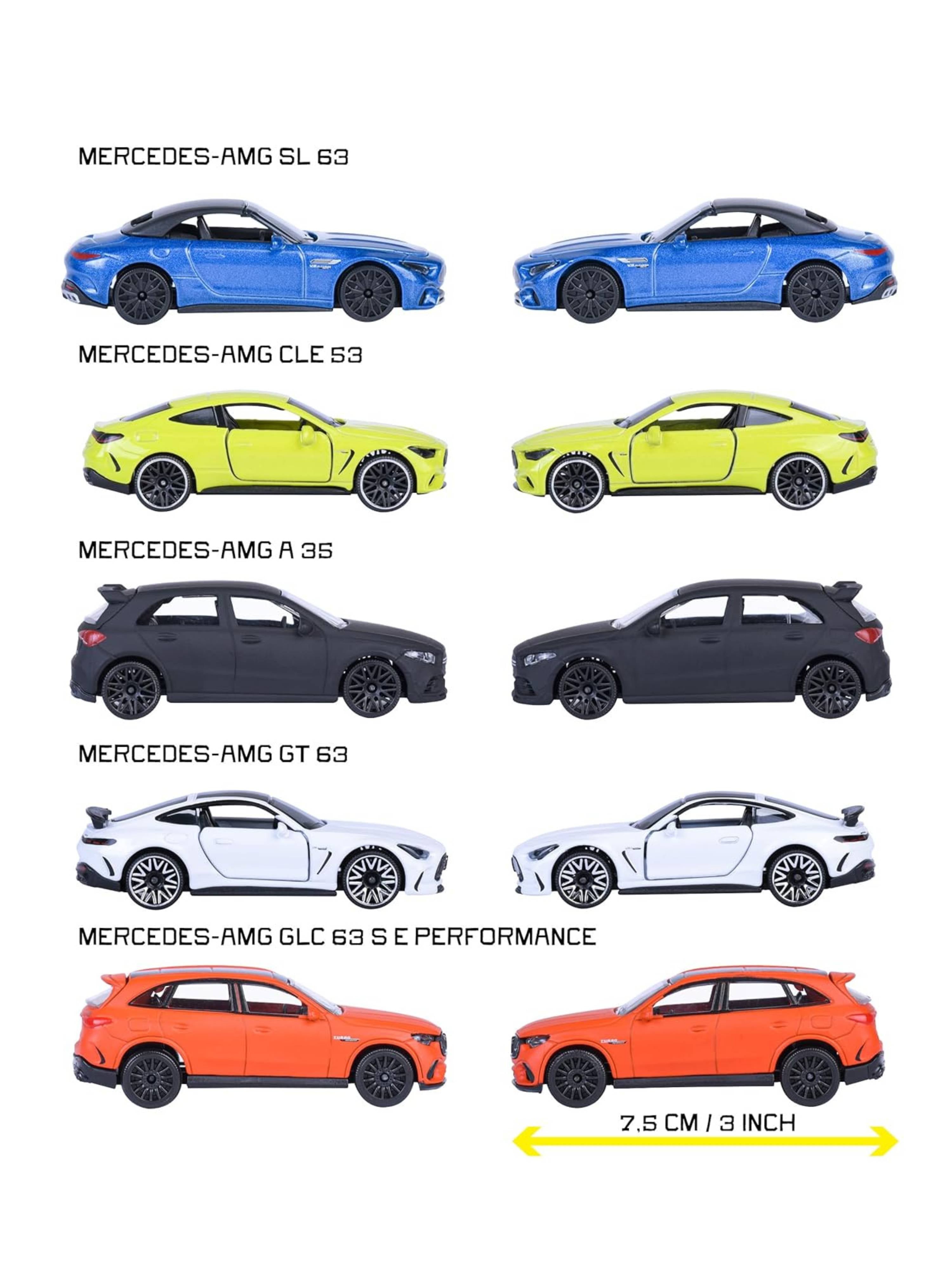 Majorette Mercedes-AMG 5-Piece Die-Cast Car Set