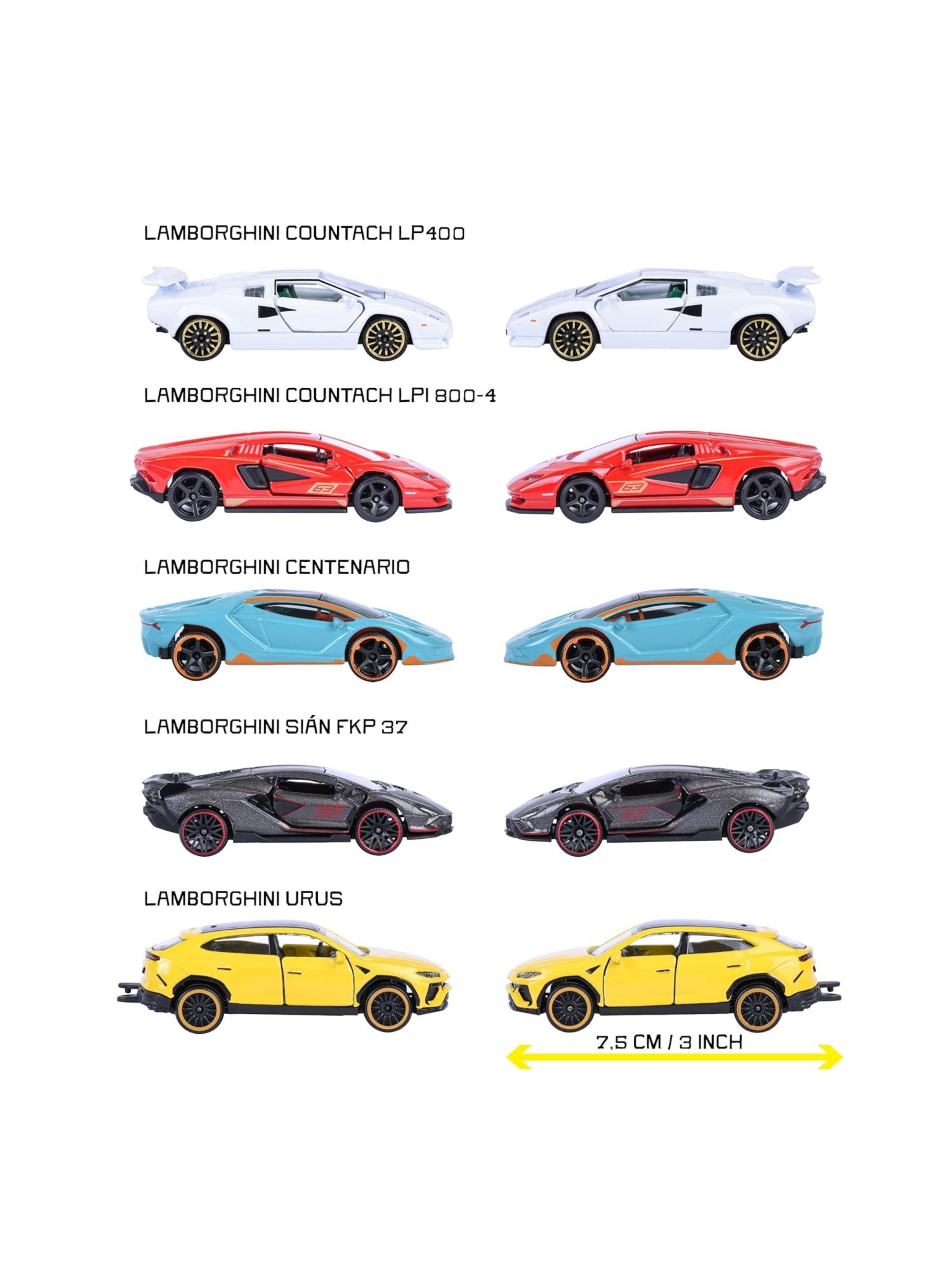 Majorette Lamborghini 5-Pack Diecast Cars