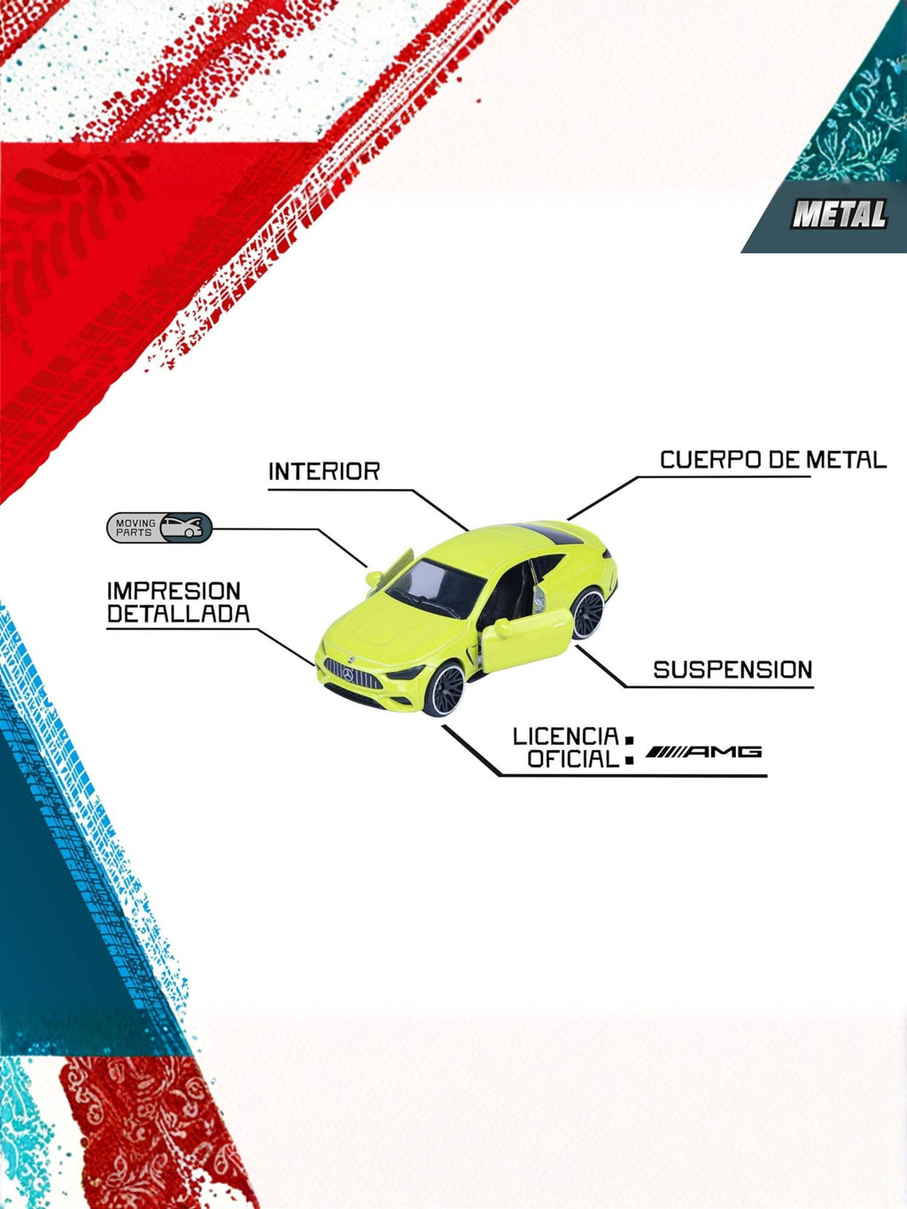 Majorette Mercedes-AMG 5-Piece Die-Cast Car Set